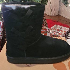 Koolaburra by UGG Victoria Girls' Short Winter Boots  2, Black